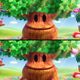 A splitscreen two-player minigame from Mario Party Superstars.